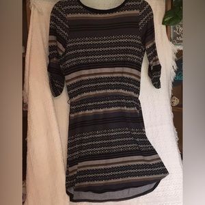 Quarter Sleeve Sweater Dress